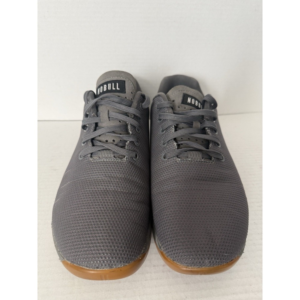 NOBULL Mens Dark Grey Gum Trainer Athletic Tennis Shoes 10.5 US